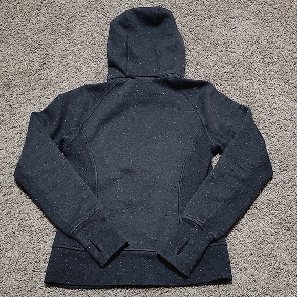 Lululemon Scuba Hoodie Dark gray with silver sparkle Size 4 - Picture 7 of 10